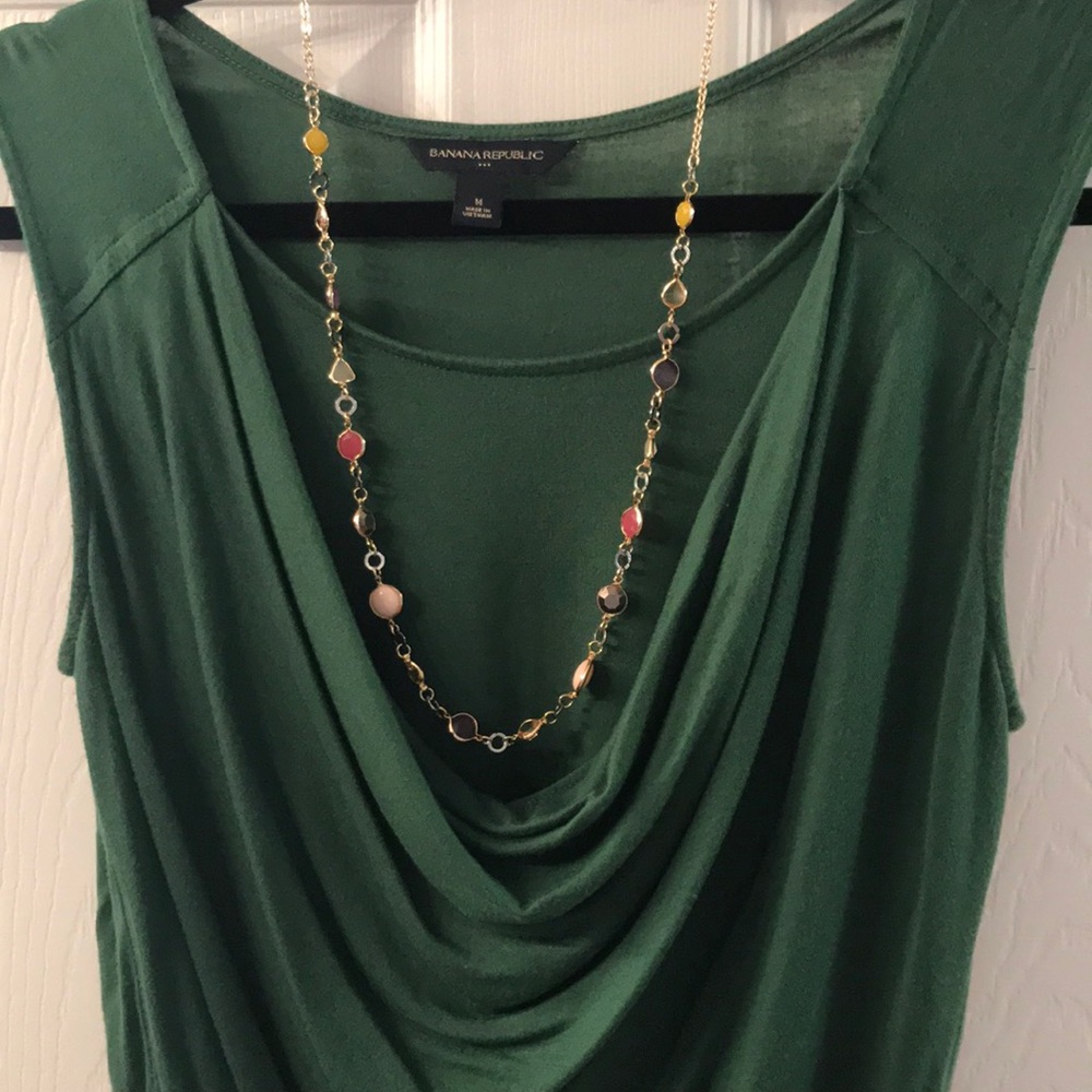 Banana Republic drape neck tank